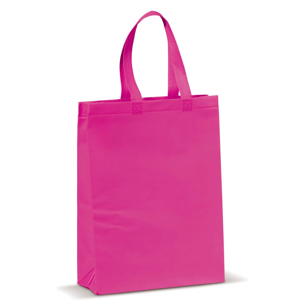 Draagtas gelamineerd non-woven medium 105g/m² - Roze