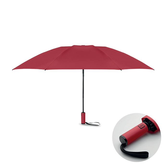 AGUMBE - 23" windbestendige paraplu - bordeaux
