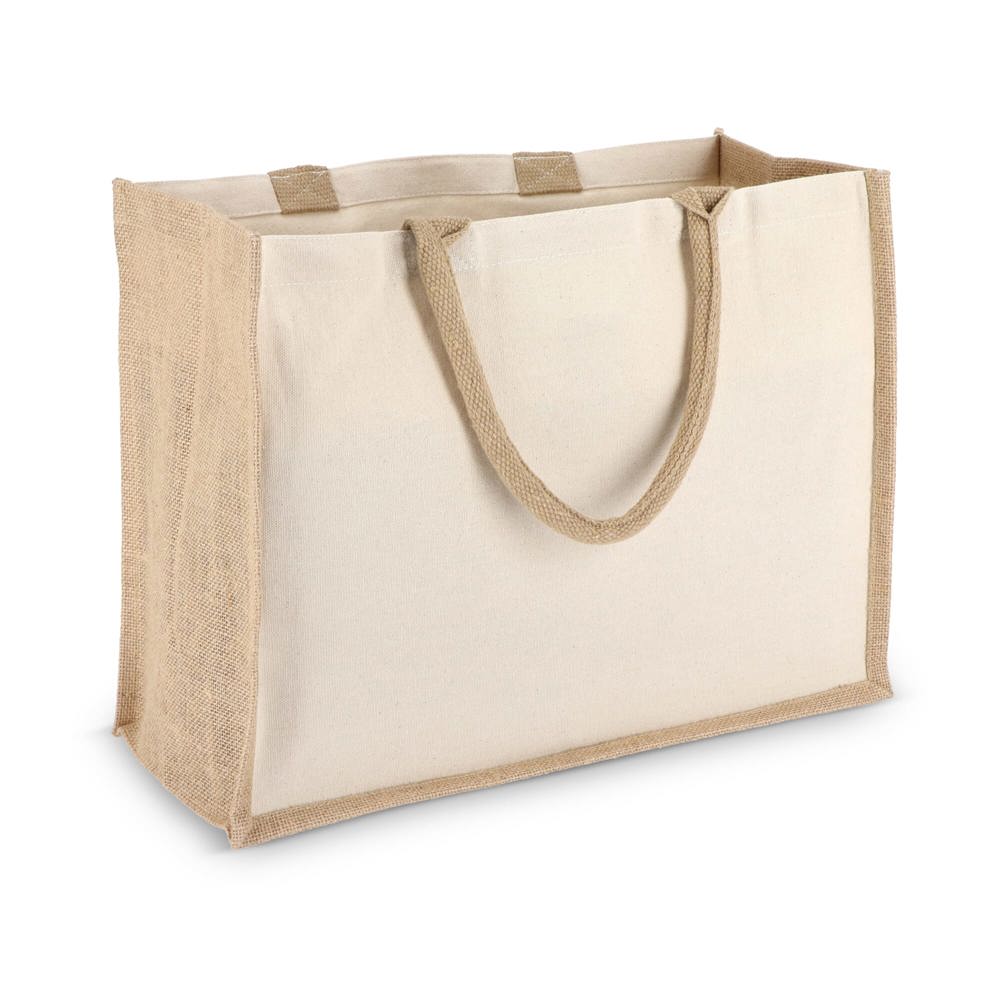 Jute-Katoen Tote OEKO-TEX® 42.5 x 19 x 32 cm 320g/m²
