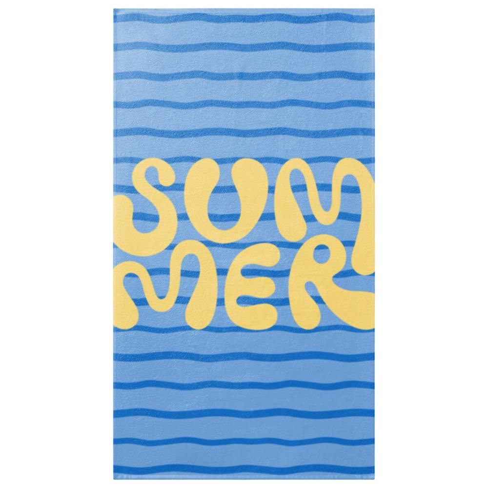 Sophie Muval sublimatie strandhanddoek 180x100 cm, 350 gr/m²