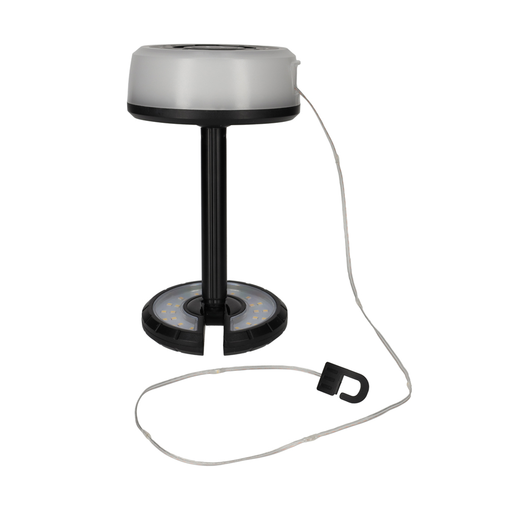 NORLÄNDER 2-in-1 Uitschuifbare LED Lamp & Slinger Zwart