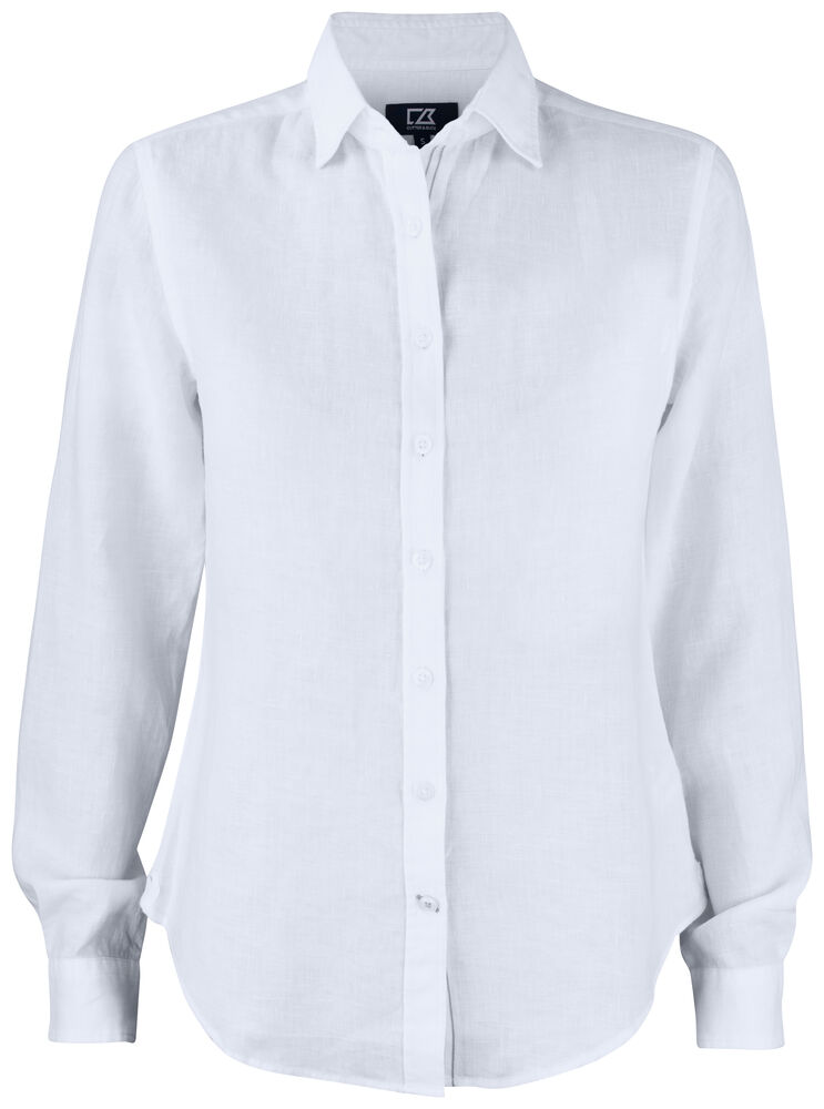 Cutter & Buck - Summerland Linen Shirt Dames - Wit