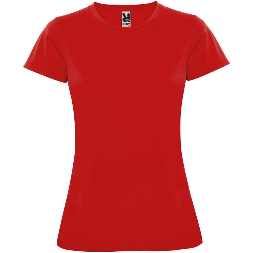 Montecarlo 150 g/m² sportshirt met korte mouwen voor dames - Rood