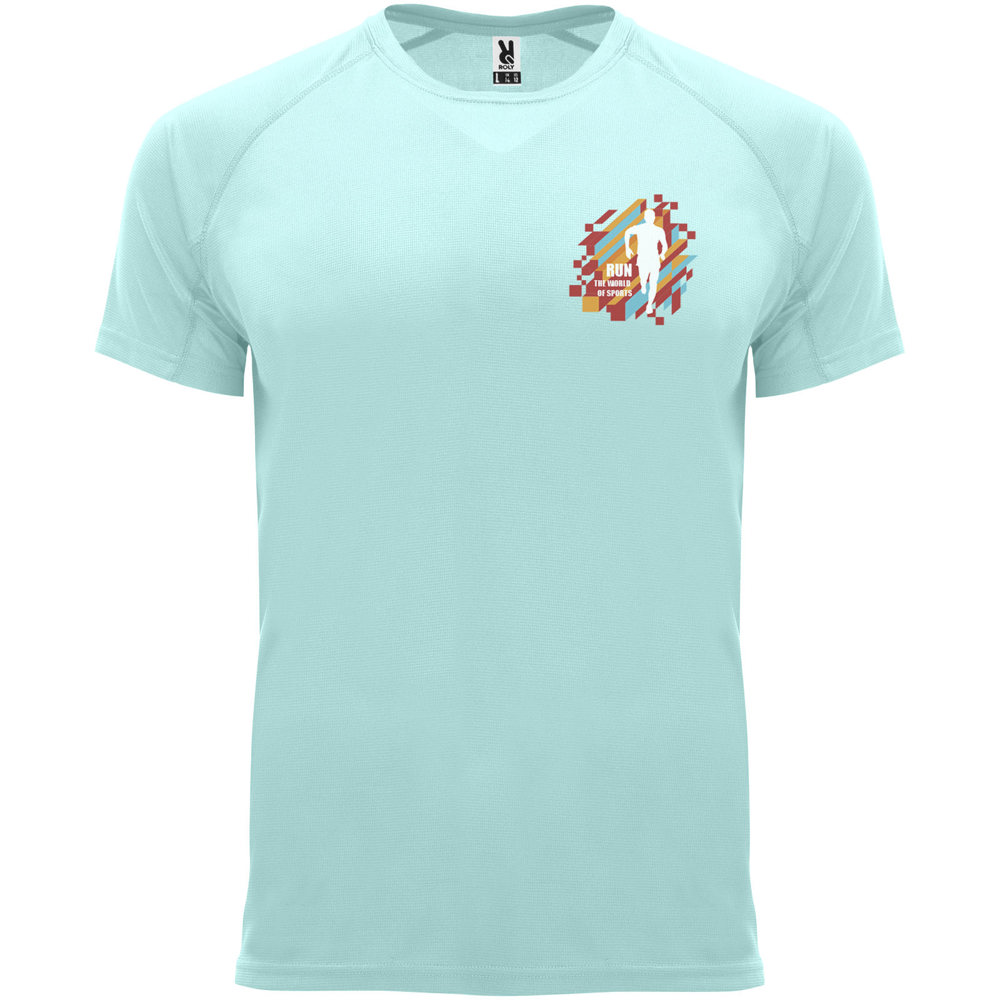 Bahrain 135 g/m² sportshirt met korte mouwen voor heren