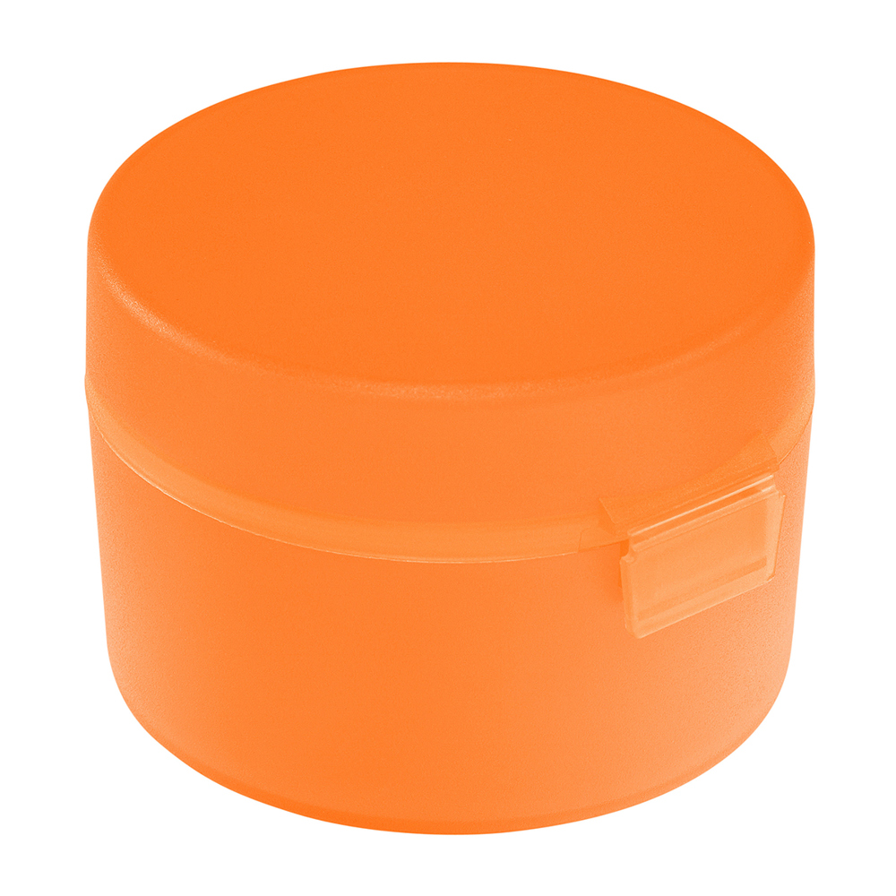 Fruit-/snackdoosje - matglas oranje