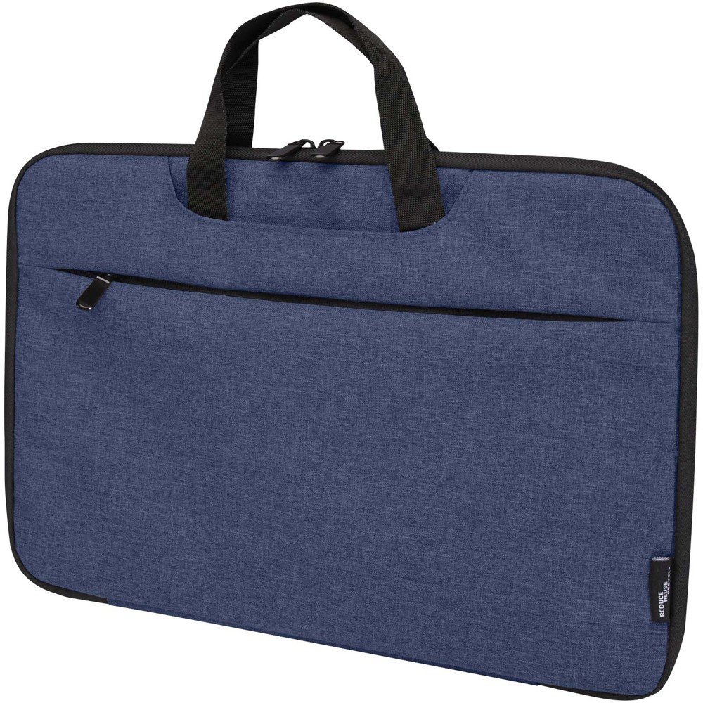 Libra 14” 2-in-1 GRS gerecycleerde laptophoes 3L - Gemêleerd marineblauw