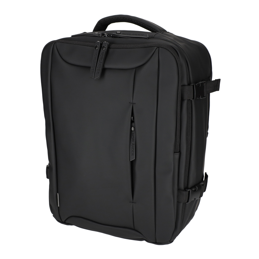 NORLÄNDER Dull PU Underseater Rugtas Eco Lining Zwart