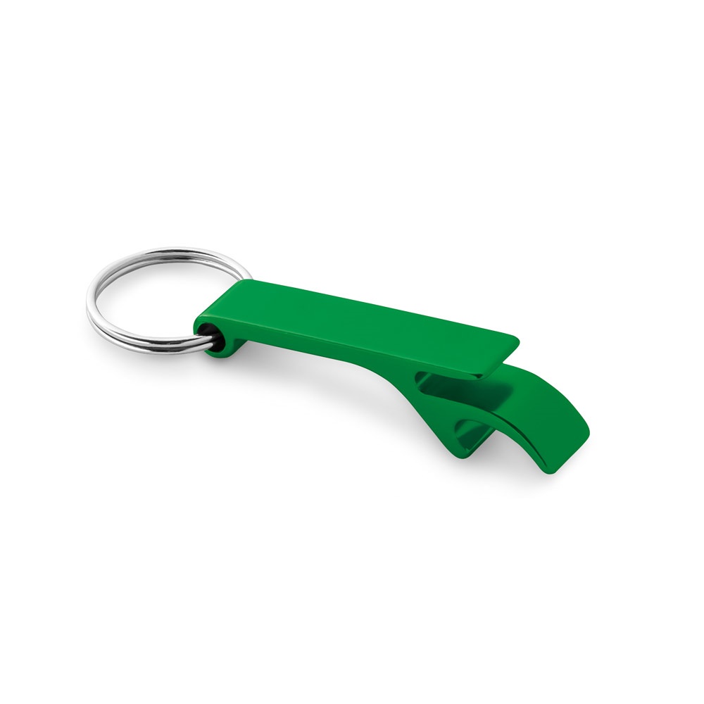 BAITT. Aluminium sleutelhanger met capsule-opener - Groen