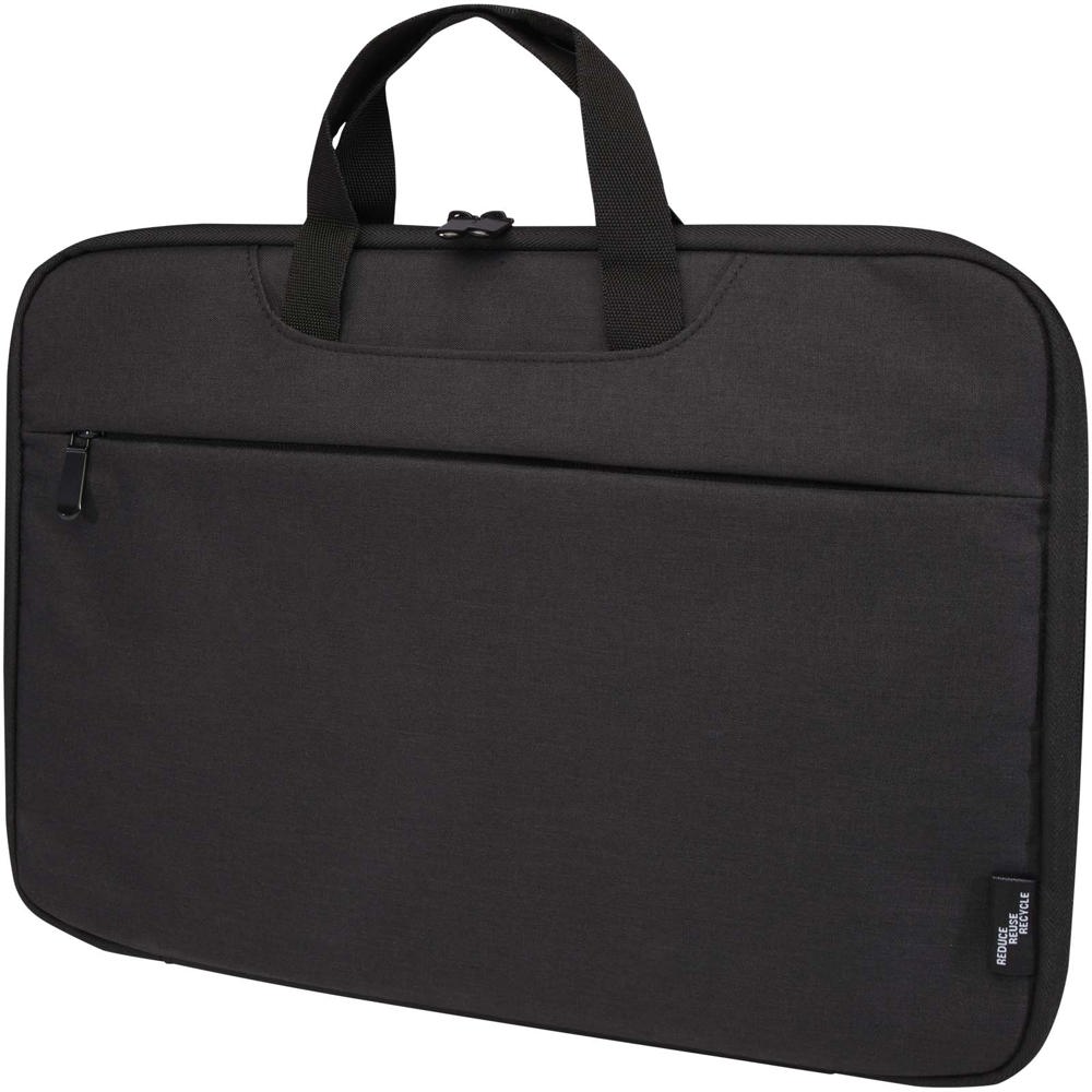 Libra 14” 2-in-1 GRS gerecycleerde laptophoes 3L - Gemêleerd houtskool