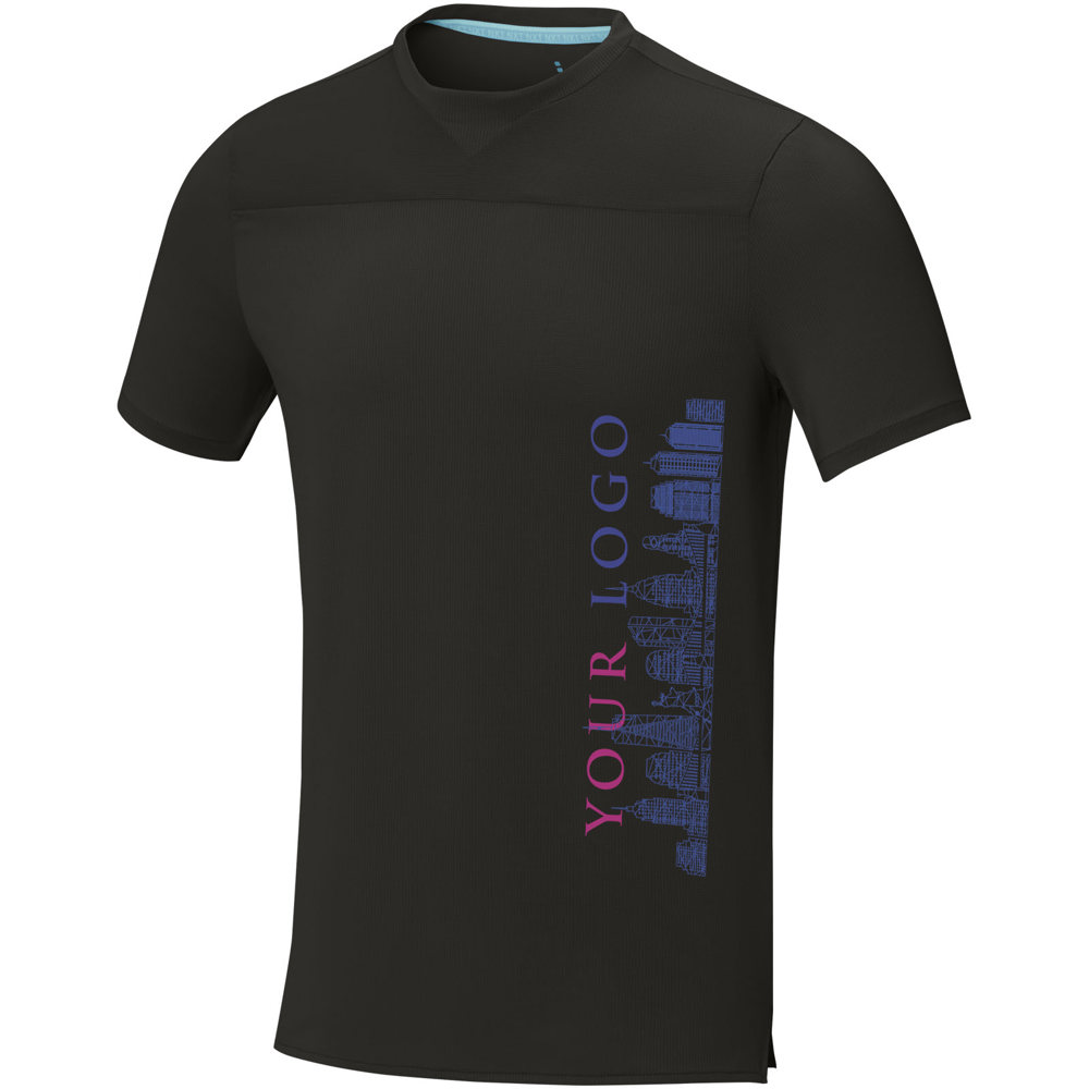 Borax 160 g/m² Heren T-shirt met korte mouwen, cool fit, GRS gerecycled