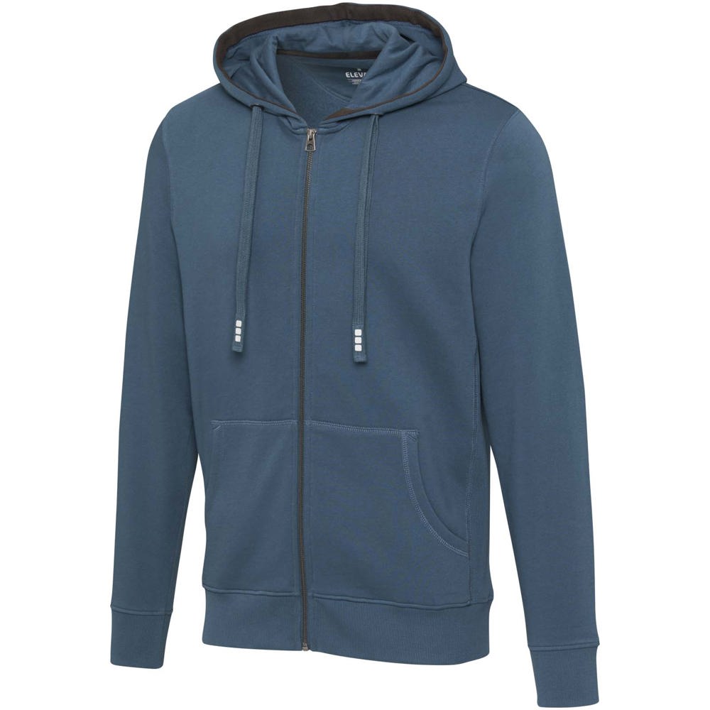 Arora 300 g/m² unisex hoodie met ritssluiting - Hale blauw