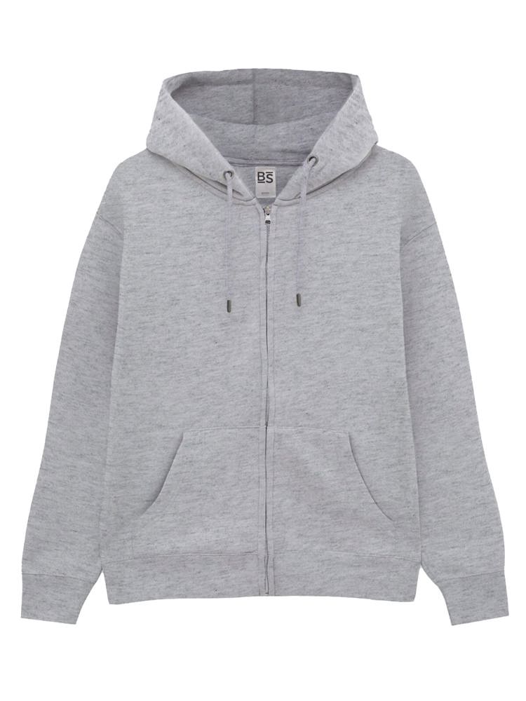 BS Chili full zip hoodie, 280 gr/m² - Grijs melee (PMS Cool Grey 7C)