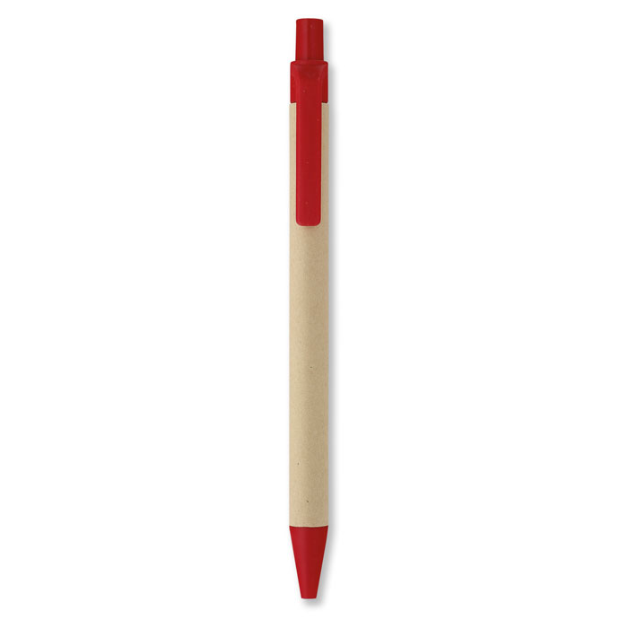 CARTOON - Balpen van papier/maïs - Rood