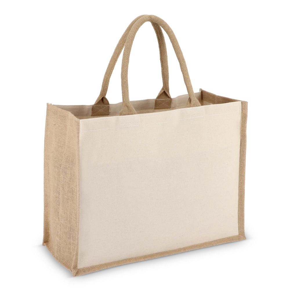 Jute-Katoen Tote OEKO-TEX® 42.5 x 19 x 32 cm 320g/m²