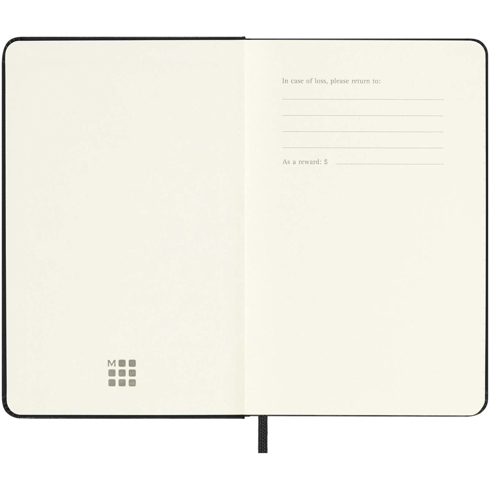 Moleskine hardback pocket dag-agenda voor 12 maanden