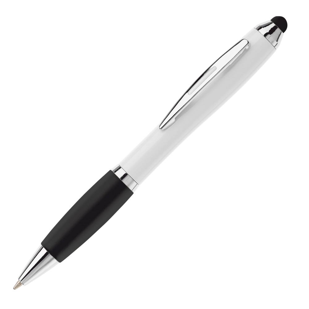 Balpen Hawaï stylus hardcolour - Wit / Zwart