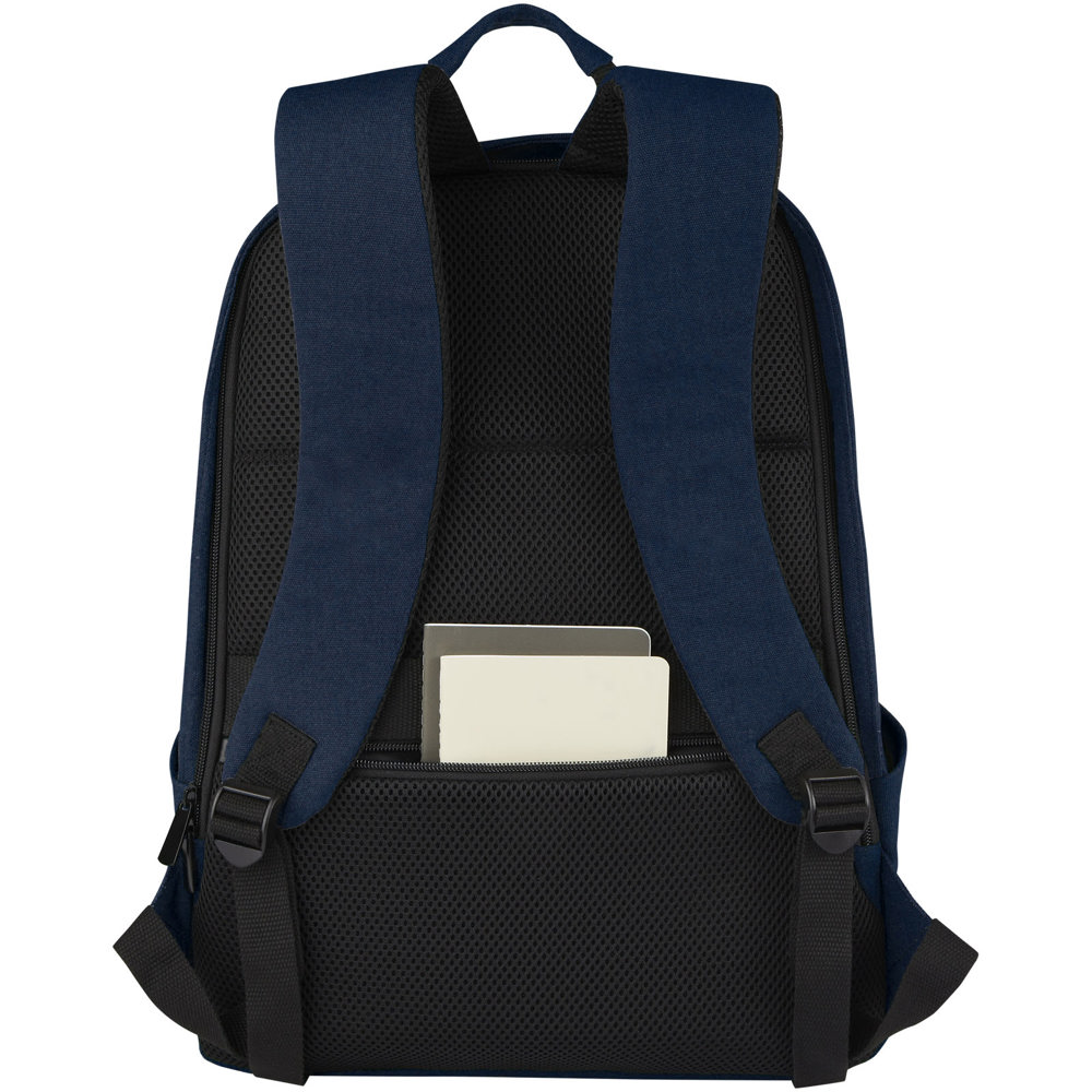 Joey 15,6 inch GRS gerecyclede canvas antidiefstal laptoprugzak 18 l