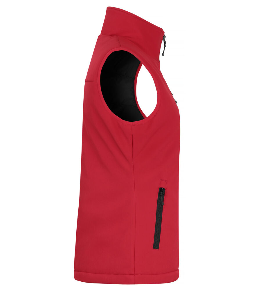 Clique - Padded Softshell Vest Women Rood XS
