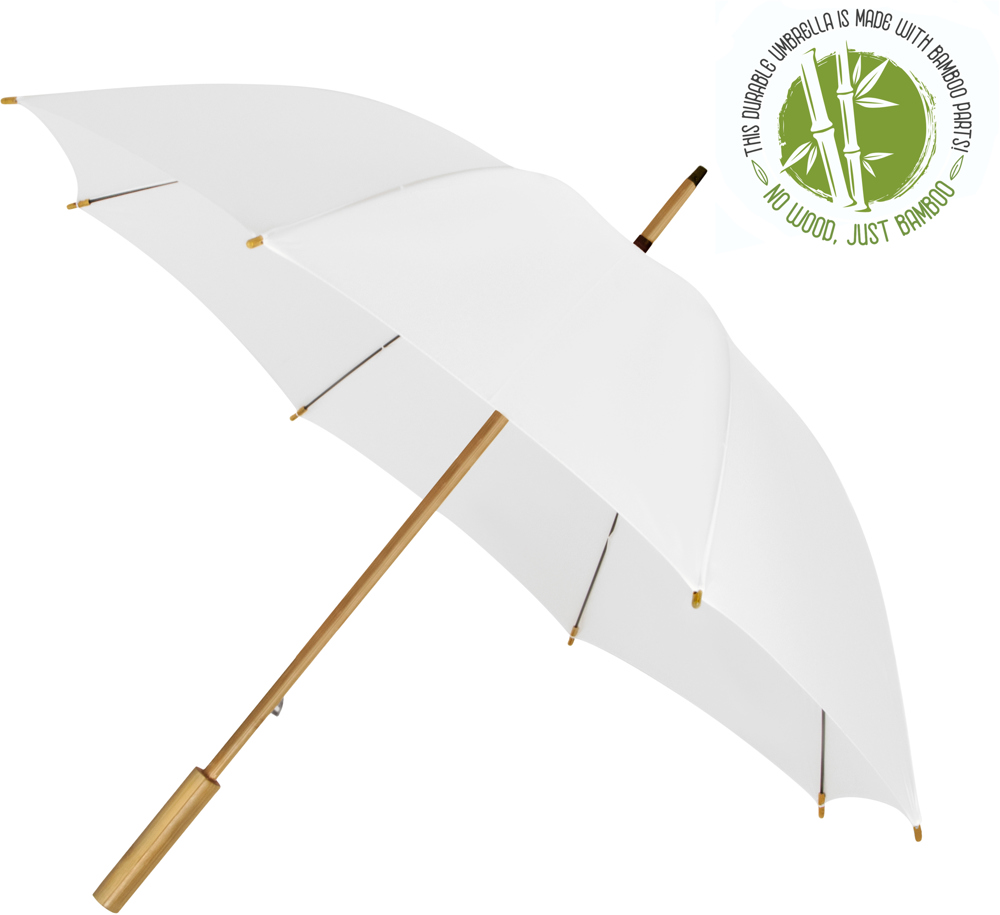 FALCONE - ECO - Handopening - Windproof - 102 cm - Wit