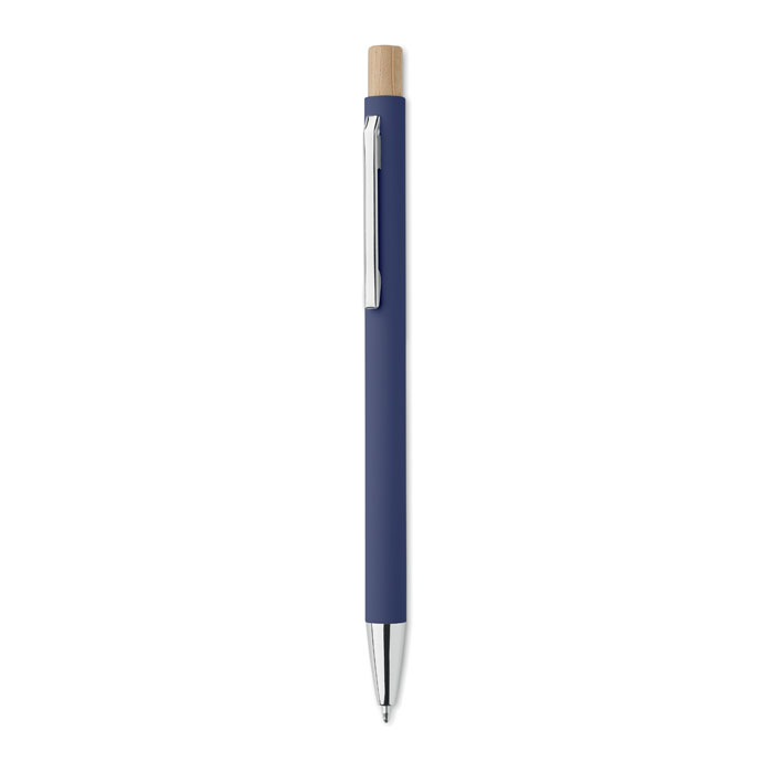 BERGAMO - Gerecyclede aluminium balpen - Blauw