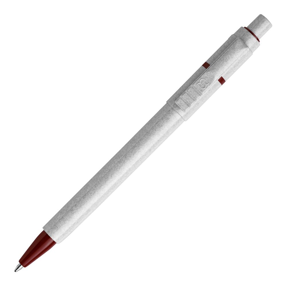 Balpen Baron Stone hardcolour - Grijs / Donker Rood