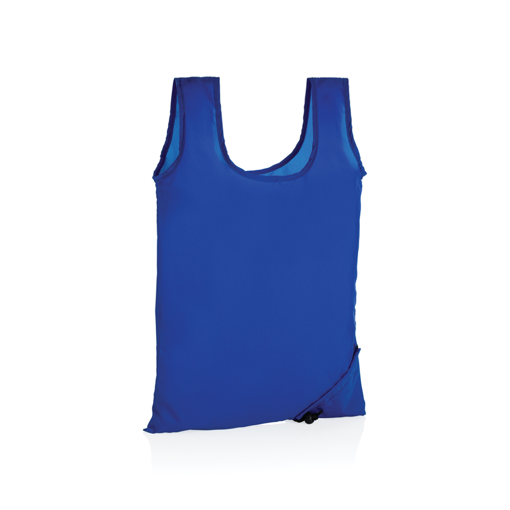 Impact AWARE™ RPET 190T opvouwbare shopper - blauw (± PMS 286)