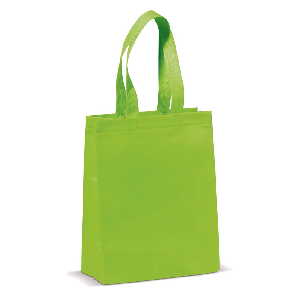 Draagtas gelamineerd non-woven klein 105g/m² - Lichtgroen