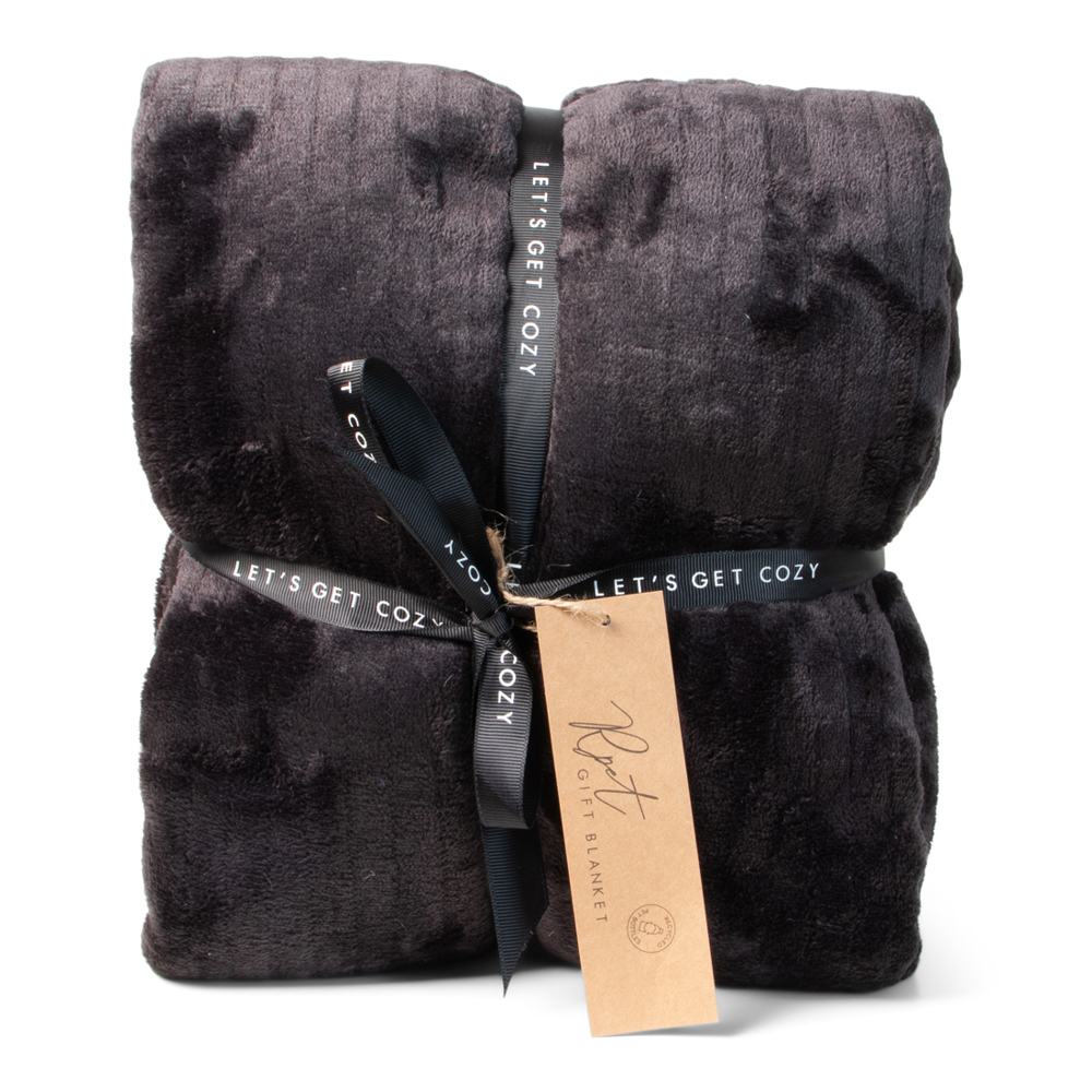 JENS Living Gift Plaid RPET Zwart