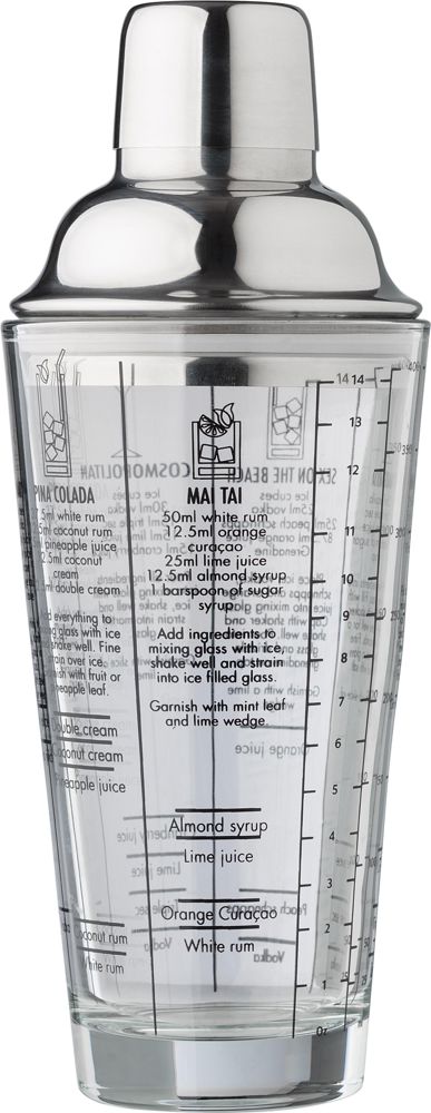 Cocktailshaker Adela | Glas | 400 ml - neutraal
