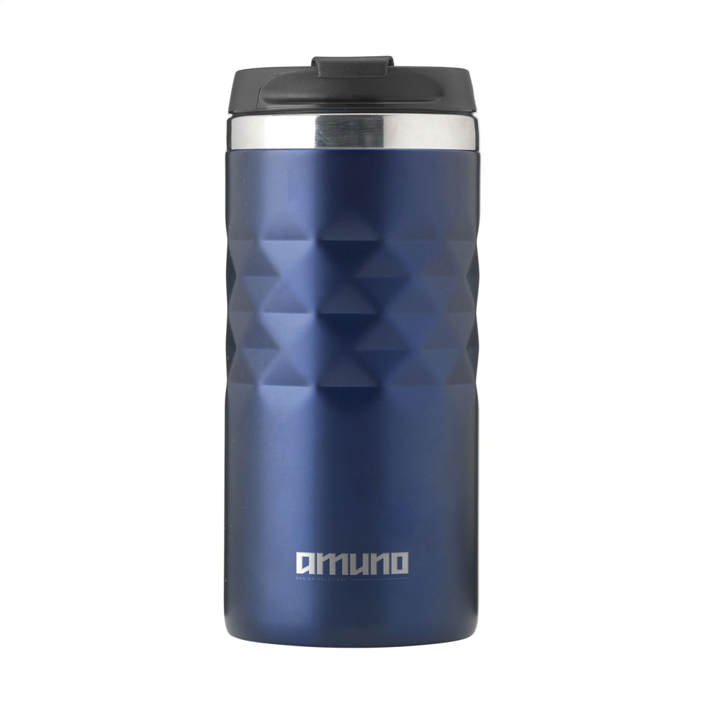Geometric Mug RCS Recycled Steel 280 ml thermosbeker