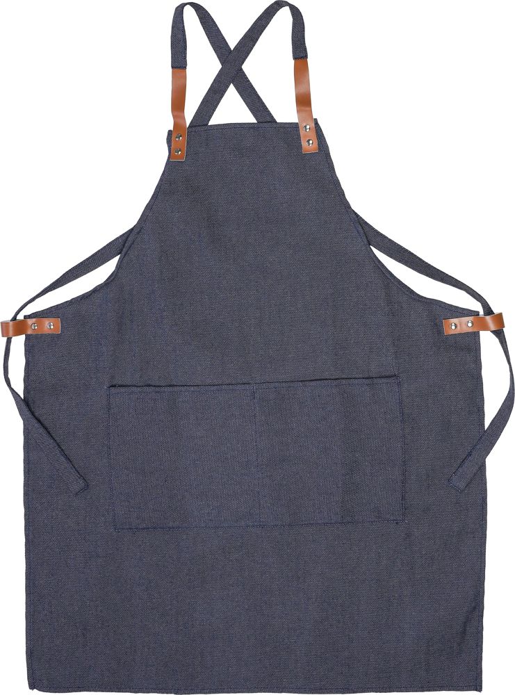 Denim schort (280 g/m²) Greg - blauw