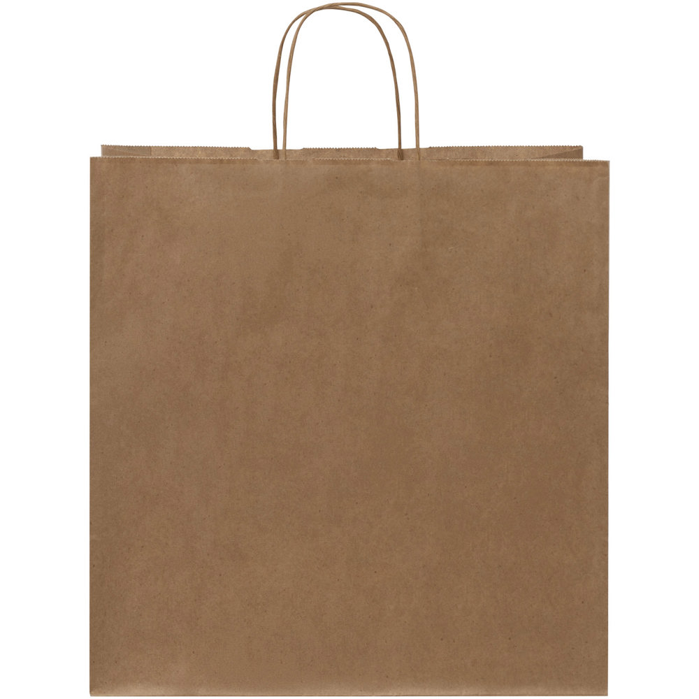 Papieren tas 80-90 g/m2 gemaakt van kraftpapier met gedraaide handgrepen - 34 x 20 x 35 cm