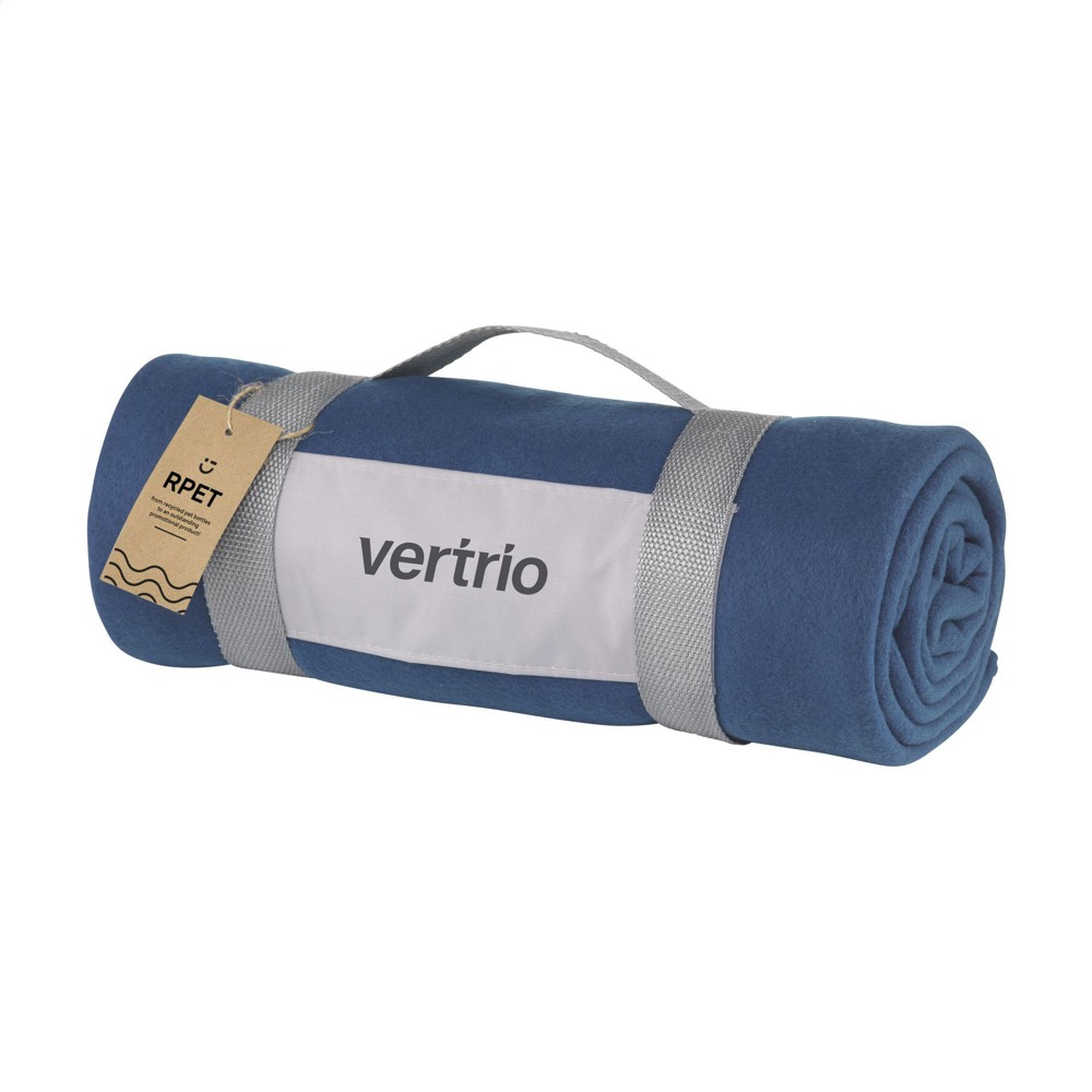 SuperSoft RPET (180 g/m²) fleecedeken - blauw (± PMS 295C)
