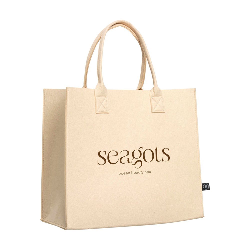 BigShopper Argus GRS RPET Felt winkeltas - beige (± PMS 4248C)