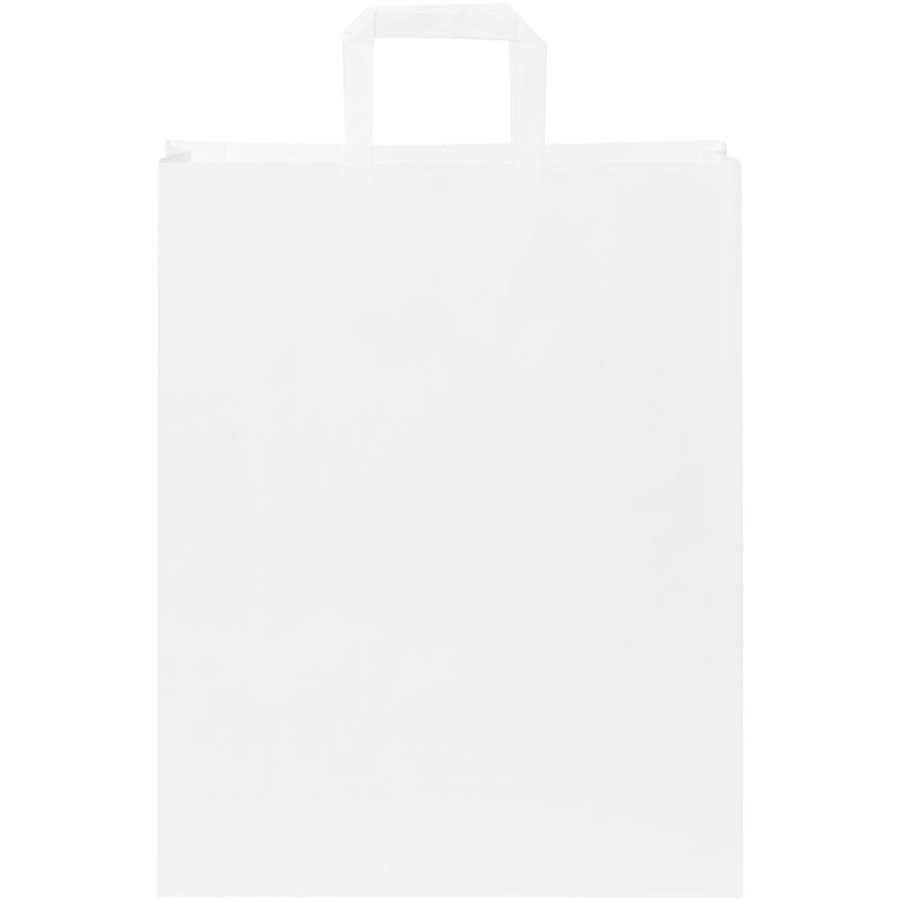 Papieren tas 80-90 g/m2 gemaakt van kraftpapier met platte handgrepen - 32 x 12 x 40 cm