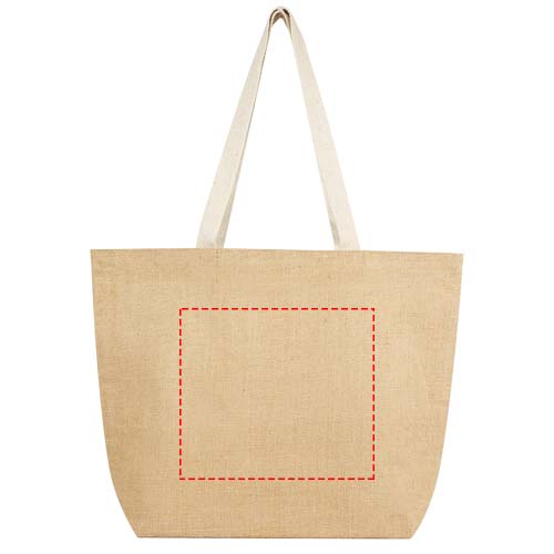 Juta jute draagtas van 300 g/m² 12 l