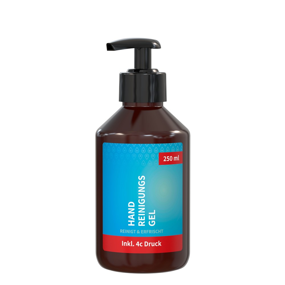 Handreinigingsgel, 250 ml, Body Label (R-PET)