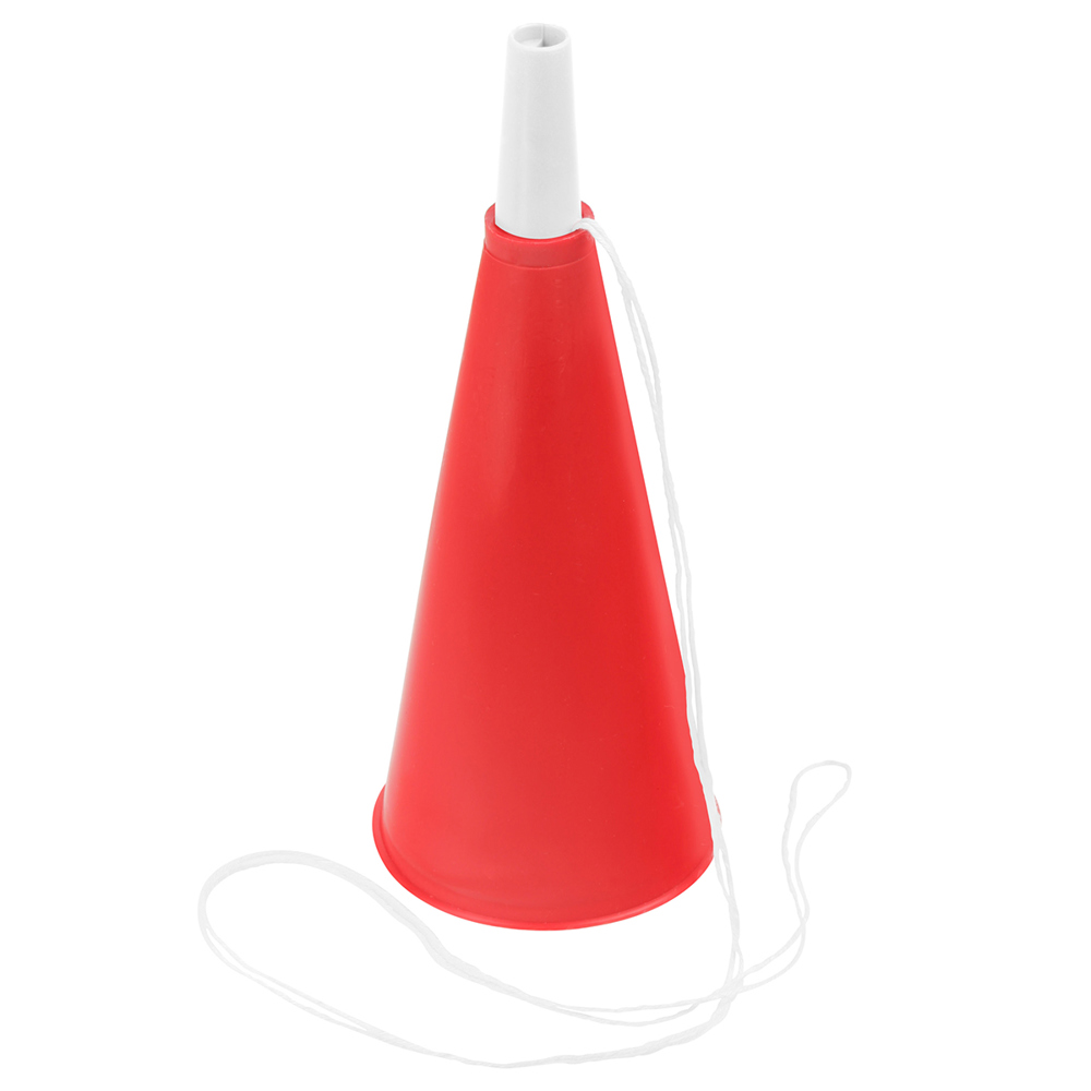 Fan trompet - rood/wit