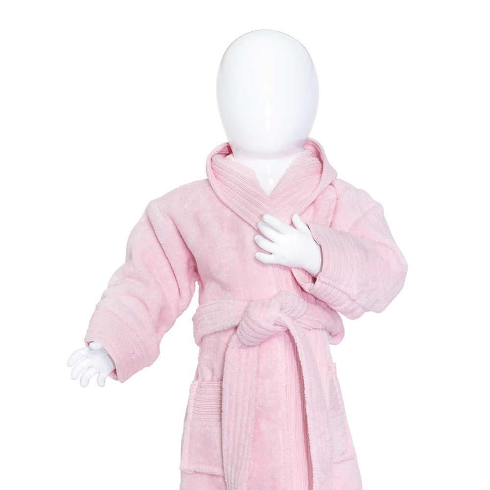 Baby Bathrobe - lichtroze