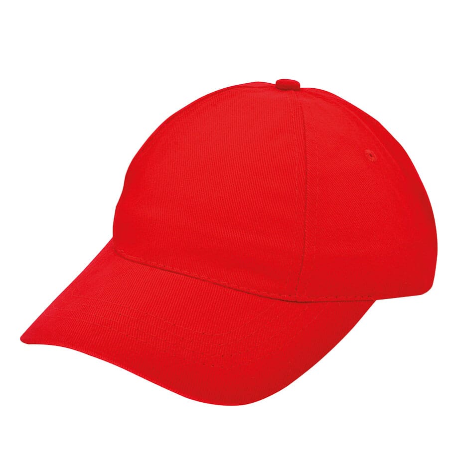 Brushed promo cap - Rood (PMS 199c) / Rood