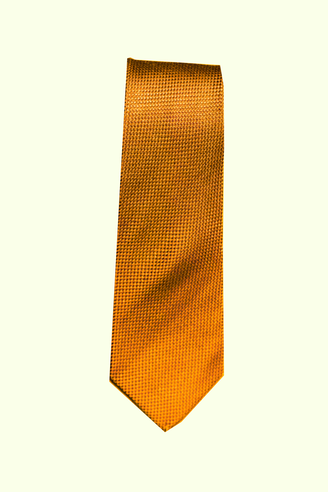 Silk Oxford Tie - Oranje