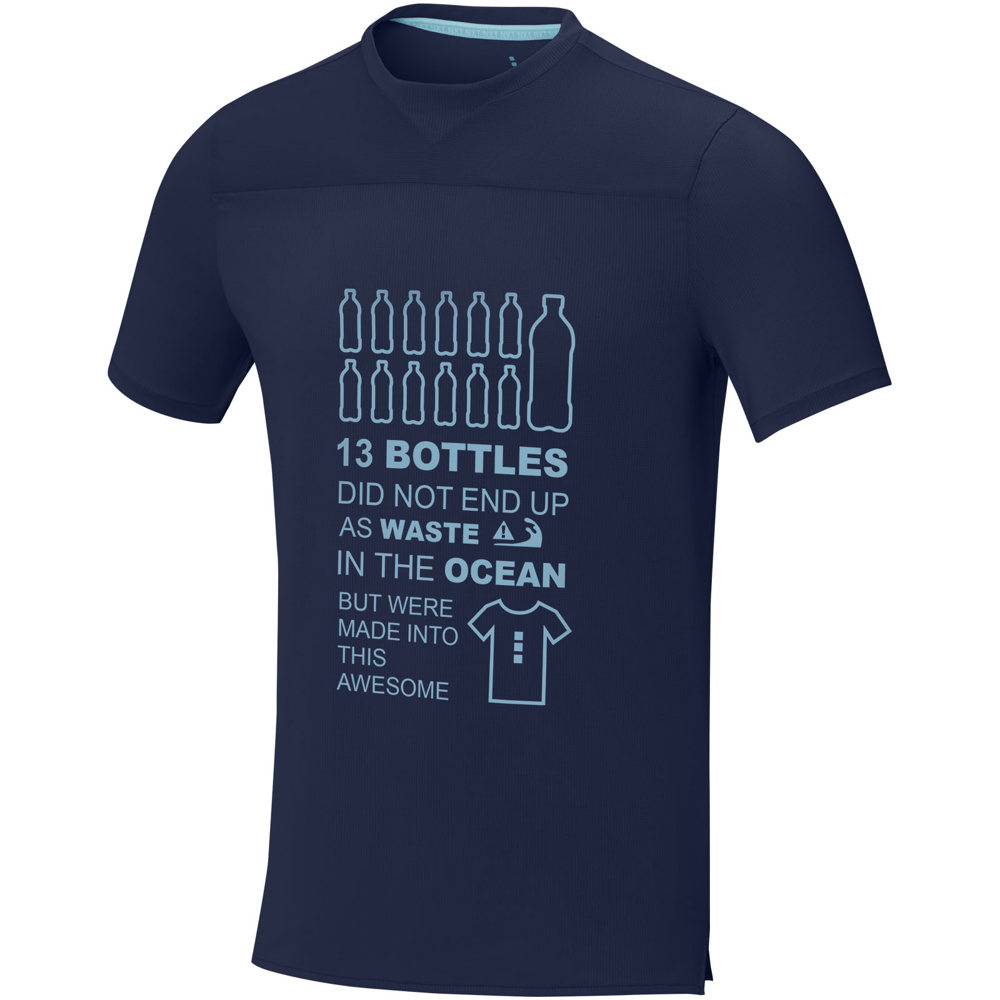 Borax 160 g/m² Heren T-shirt met korte mouwen, cool fit, GRS gerecycled