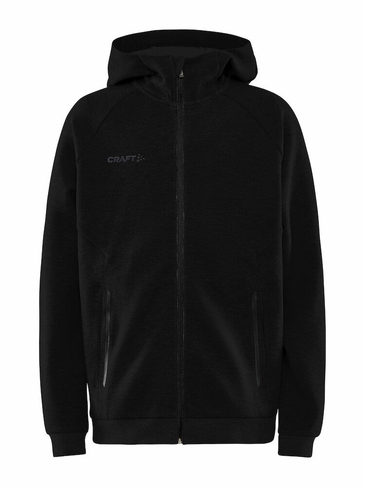 Craft - CORE Soul Full Zip Hood Jr - Black