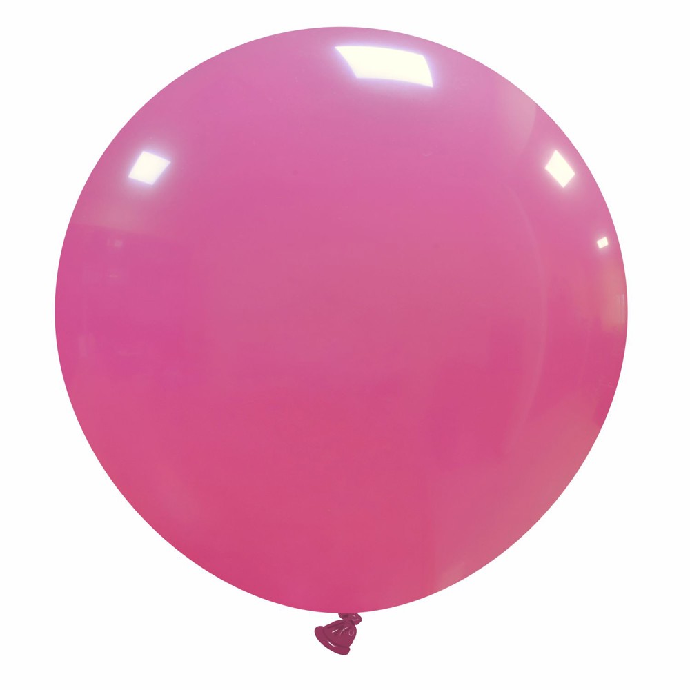 Reuzenballonnen bedrukt - Ø 120 cm / omvang 375 cm / 47 inch - Magenta (02)