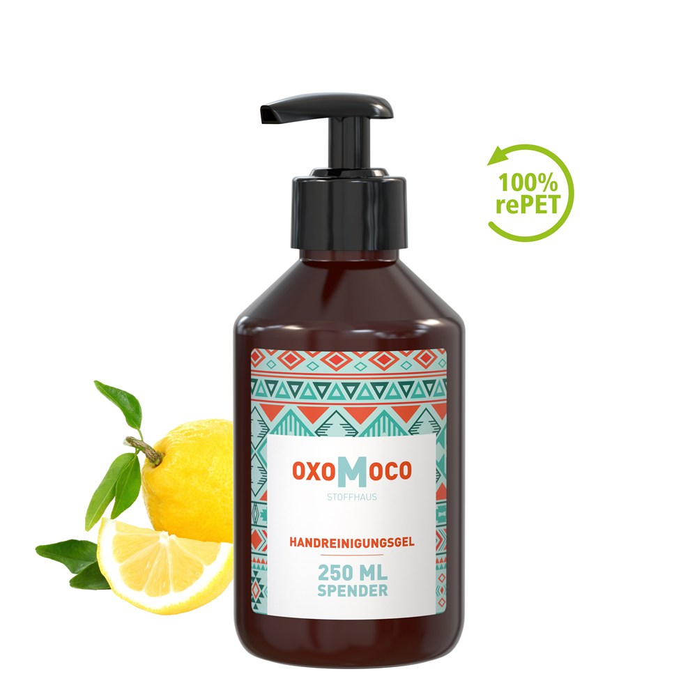 Handreinigingsgel, 250 ml, Body Label (R-PET)