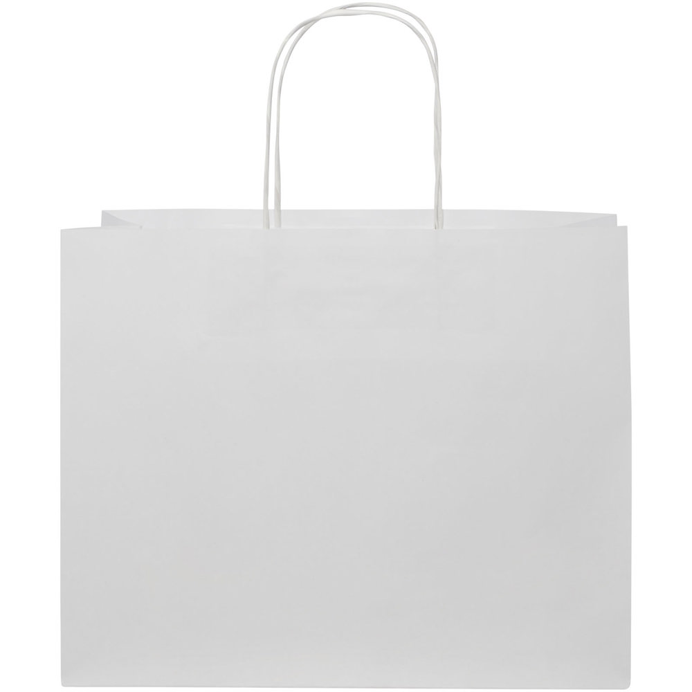 Papieren tas 120 g/m2 gemaakt van kraftpapier met gedraaide handvaten - 31 x 12 x 25 cm
