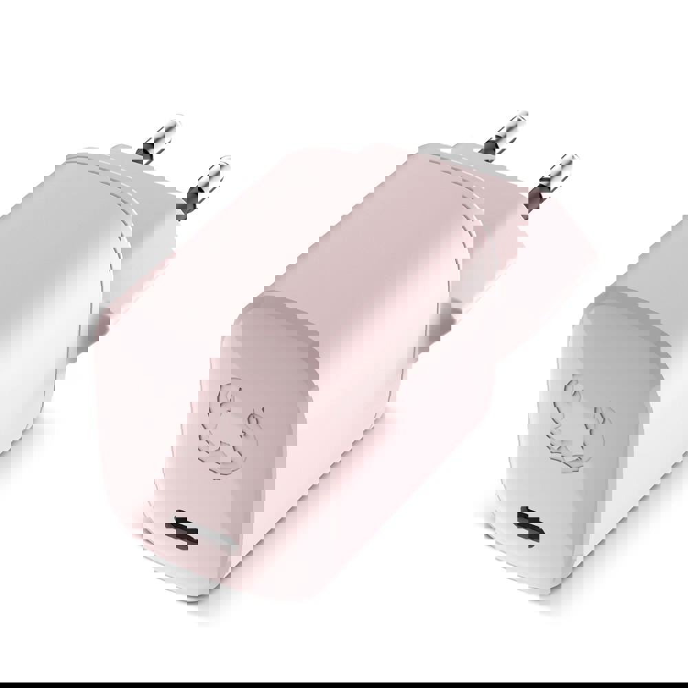 2WC20 I Fresh &amp; Rebel USB-C Mini Charger USB-C PD // 20W - Pastel rose