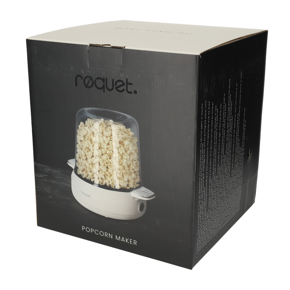 RØQUET Popcorn Maker Steengrijs