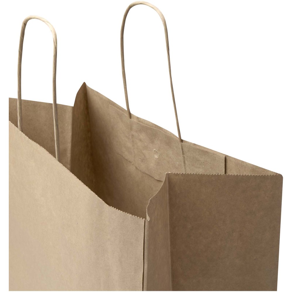 Kraft papieren tas 80–90 g/m² met gedraaide handvatten – 32 x 17 x 39 cm