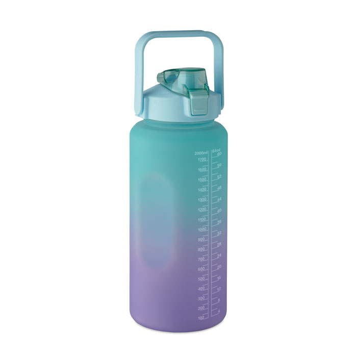 ACTIVATE MAX - RPET waterfles 2000ml - Turquoise